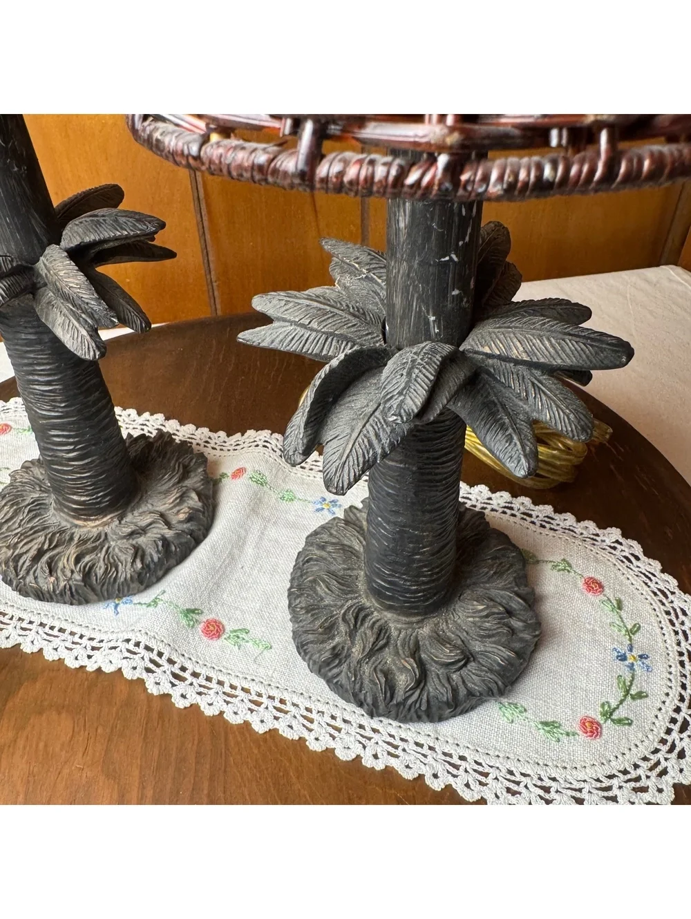 Vintage pair palm